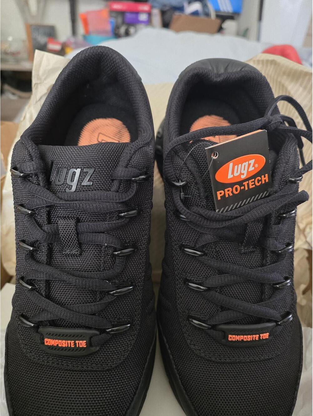 Lugz pro tech composite toe mens size 7 womens 9.5